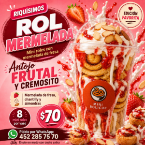 Rol Mermelada de Fresa